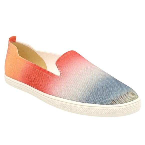 NIB [Vince Camuto] Cabreli Slip On Almond Toe Flats, Sunset Stripe, Women's 7.5 - Picture 3 of 14